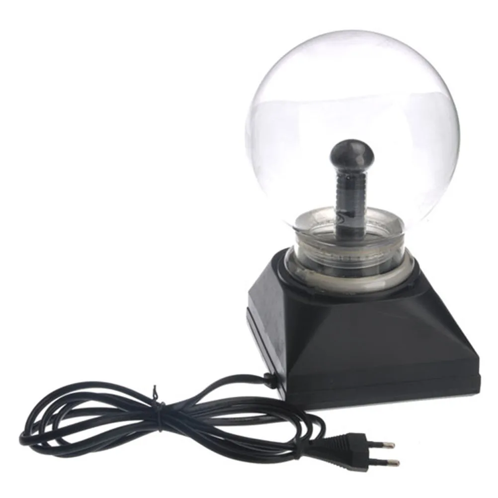 220 V 4 Zoll Interaktive Plasma Ball Lampe Bunte Elektrische Stream Touch Reaktive Wissenschaft Display Nachtlicht Home Office