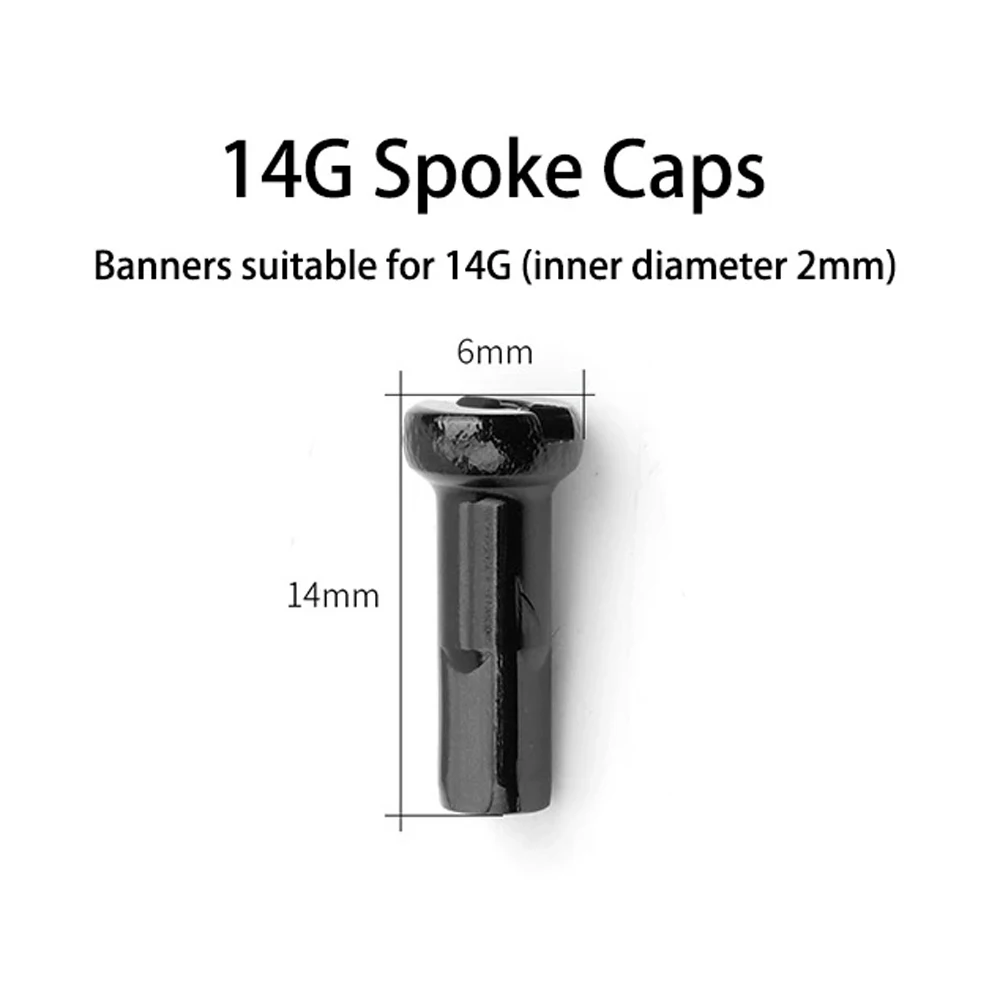 

Anodized Corrosion Resistance Aluminum Alloy Mountain Bike Bicycle Spoke Nipples Spoke Cap Cycling Spokes Nipples Bike Wheel