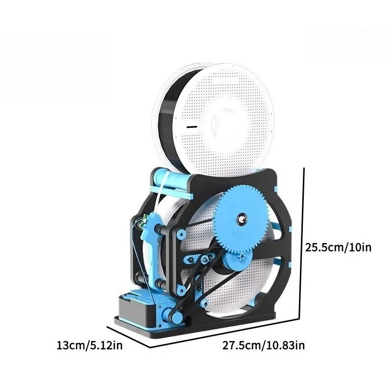 Programmable Electric Filament Rewinder Automatic Stop Design 3D Printer Filament Winder Wiring Finishing Tool
