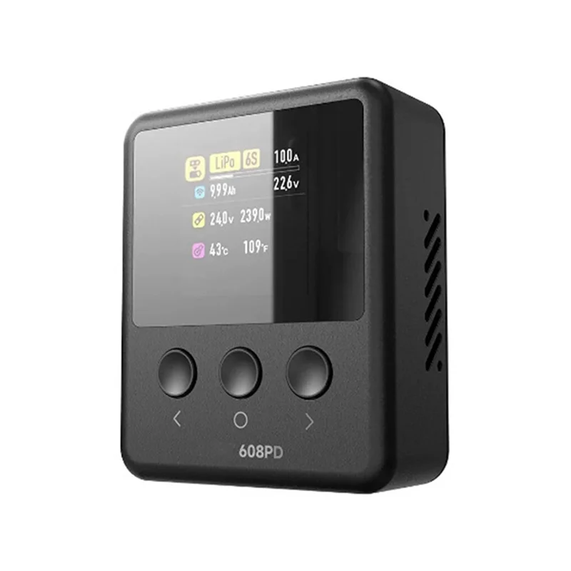 

B03B-608PD Lipo Balance Зарядное устройство Разрядник постоянного тока 240 Вт/10 А PD 140 Вт/5 А Умное цифровое зарядное устройство для радиоуправляемых батарей Life/Lilon/Lipo/Lihv