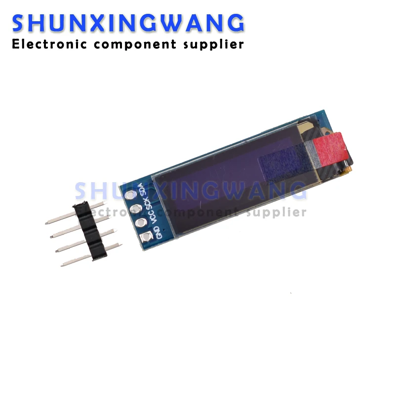 0.91 inch OLED Module White/Blue OLED 128X32 OLED LCD LED Display Module 0.91" IIC Communicate