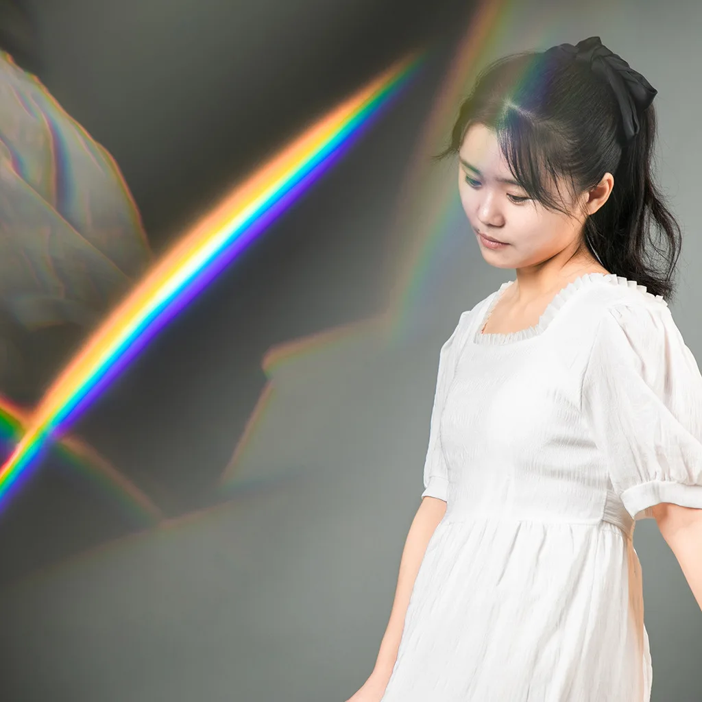 Ручная фотография на переднем плане боке реквизит для кино ТВ хрустальный стеклянный шар в форме призмы Фрактальный фильтр специальные эффекты FX Len фильтр