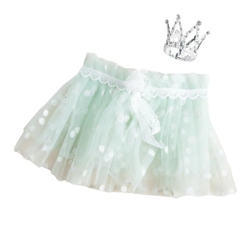 J15U 2 stuks pasgeboren fotografie rekwisieten korte rokken + hoofddeksels kleding hoofdtooi set