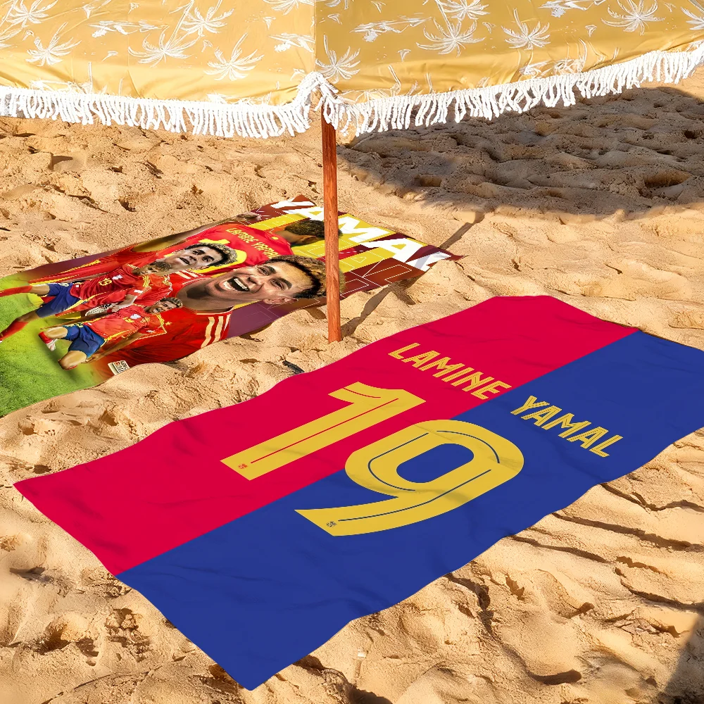 Cool Towel Quick Dry Soft Yoga Swimming Fitness Mountain Climbing L-Lamine Football Star Y-Yamal-S Large Beach Towels