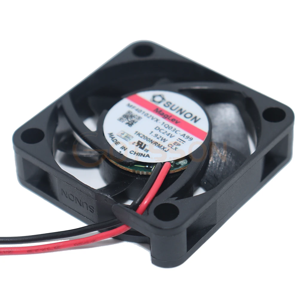 New 4010 Fan MF40102VX-1Q03C-A99 40*40*10MM For Sunon Magnetic 3D Printer Cooling DC24V 1.92W 2-Line