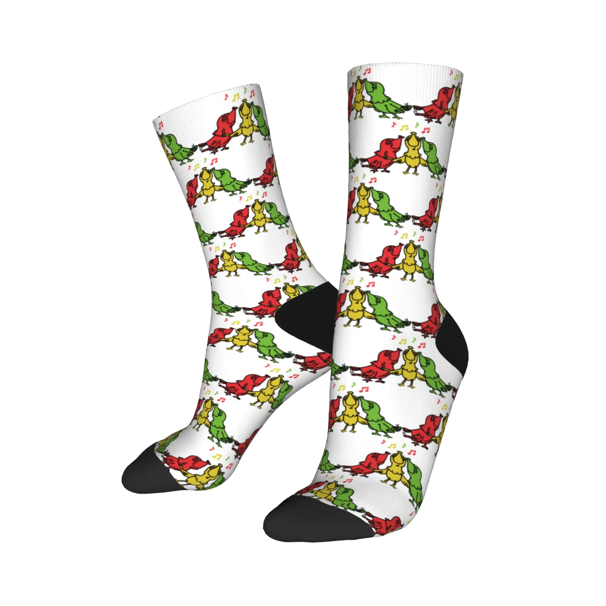 Bobs Marleys Stockings Three Little Birds  Trendy Socks Men's Quality Socks Winter Climbing Custom Non Skid Socks Gift Idea