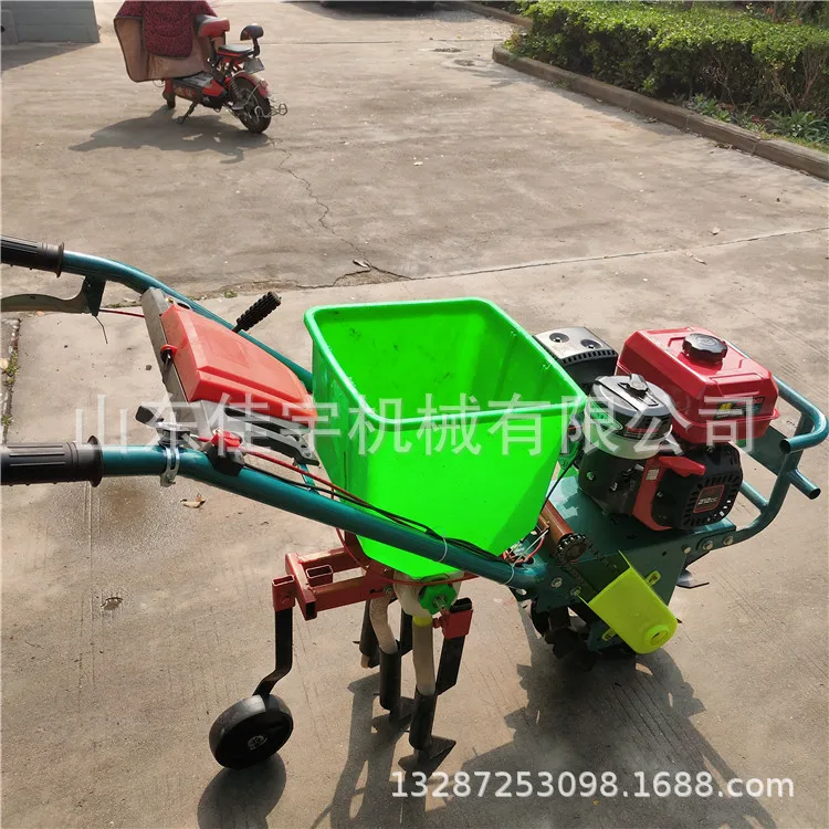 Gasoline fertilizer applicator, small handheld multifunctional topdressing machine, diesel fertilizer applicator and seeder