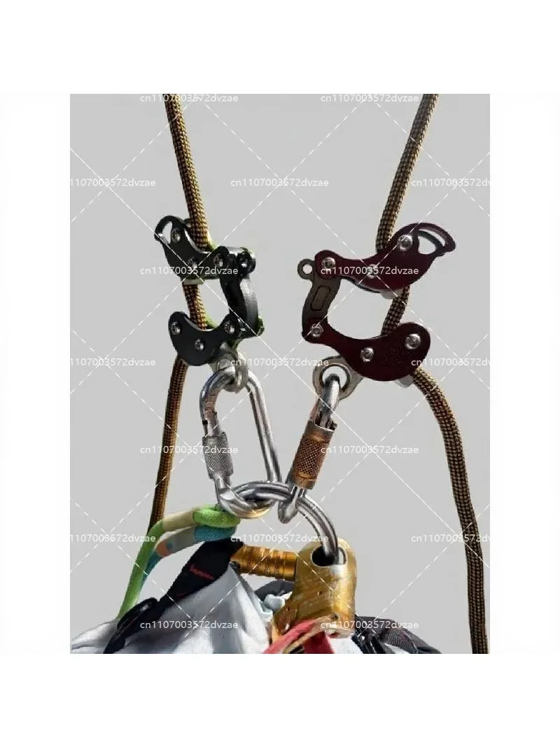 Aluminum Alloy Aerial Work Rock Climbing Manual Descent Device