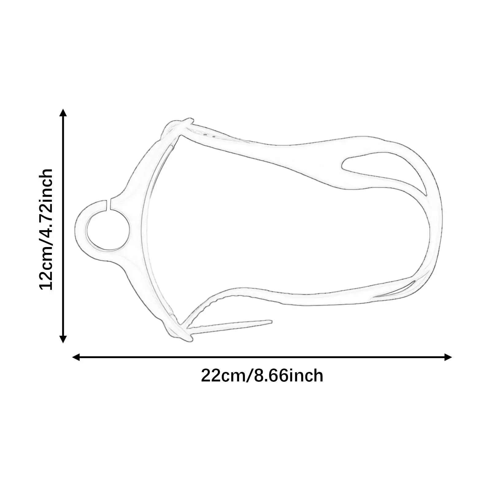 Pasek na głowę do nurkowania i pływania Uniwersalna opaska na głowę do nurkowania z rurką