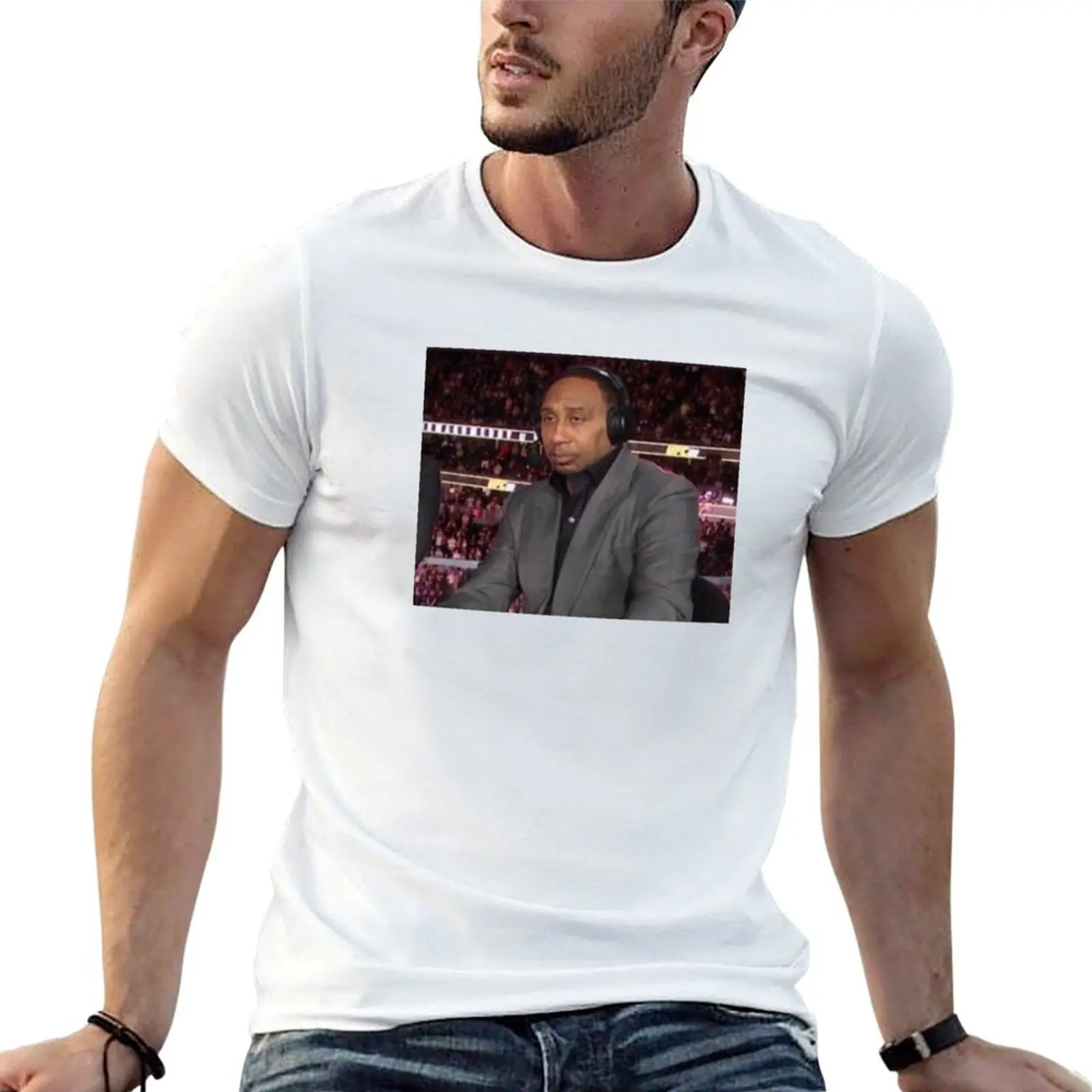 

Stephen A. Smith T-Shirt t shirt man designer t shirts for man cotton funny T-Shirt