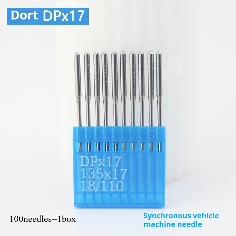

Taiwan Dottec DP*17/DPX17 Needles | Heavy-Duty for Twin-Needle & High-Profile Industrial Sewers