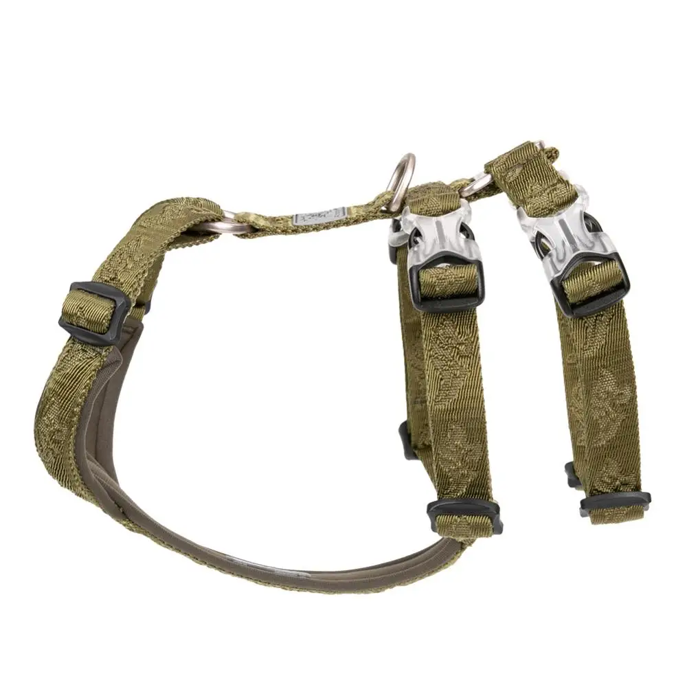 Imbracatura per animali domestici TRUELOVE pettorina per cani personalizzata in Nylon Double-H NO PULL riflettente traspirante regolabile YH1803