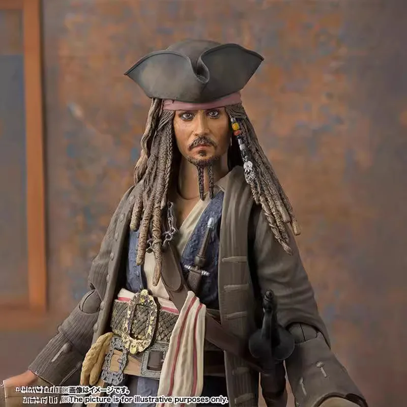 Pirates Of The Caribbean 5 Jack Sparrow Johnny Depp Dead Men Tell No Tales Articulated Boxed Action Figure For Adult Collectors - view 4