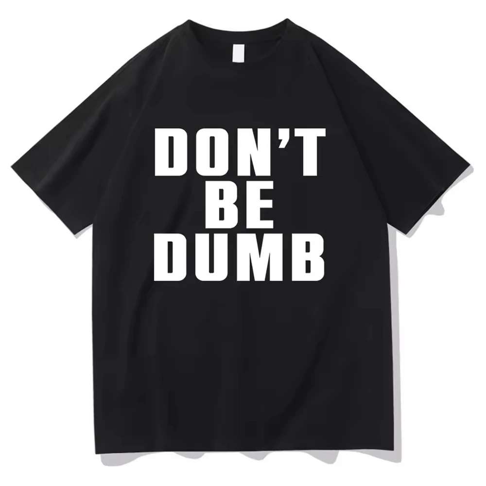 Asap Rocky Don't Be Dumb Men Clothing Tee Shirt Homme New in Top & Tees short sleeve Round Neck Printing Pullover T-shirts 50469