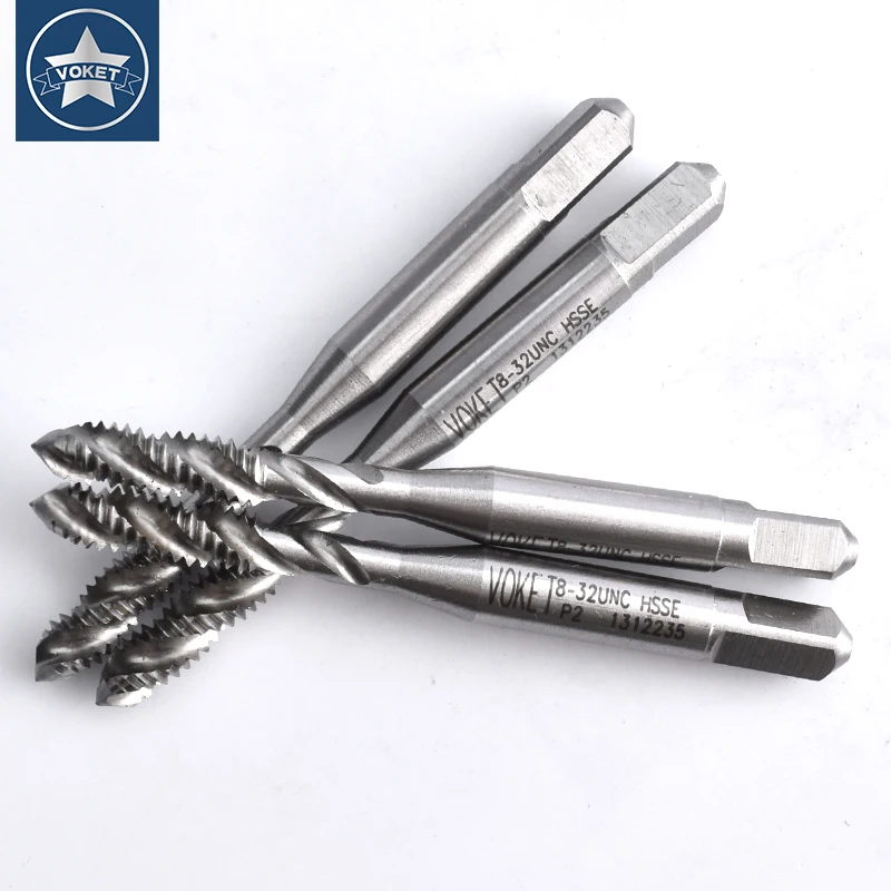 HSSE-M35 JIS Standard Spiral Fluted Tap UNC 1-64 2-56 3-48 4-40 5-40 6-32 8-32 3/16 10-24 12-24 1/4-20 Machine Screw Thread Taps