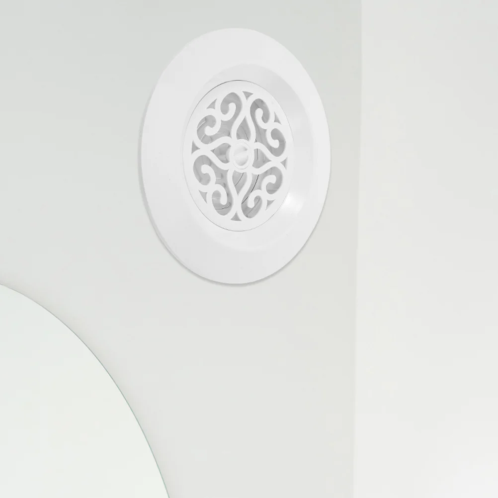 Round Air Conditioner Vent Cover Central Ac Diffuser for Bathroom Office Ceiling Soffit Ventilation Duct Exhaust Fan