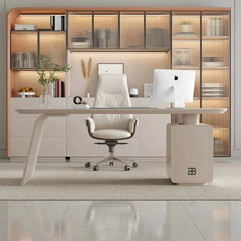 Modern Writing Office Desk Laptop Executive Leadership Office Desk Meeting Gaming Bureau Escritorio Office Furniture MZ50OC