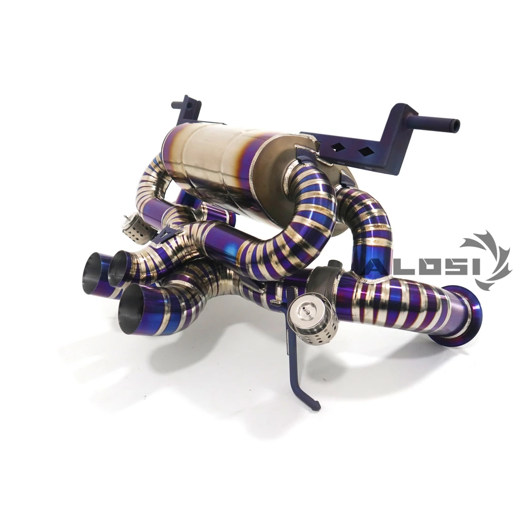 

Задний выхлоп Cat для Lamborghini Aventador LP700-4 LP740 LP750 2011-2022, титановый клапан, тюнинговая выхлопная система, автомобильные аксессуары