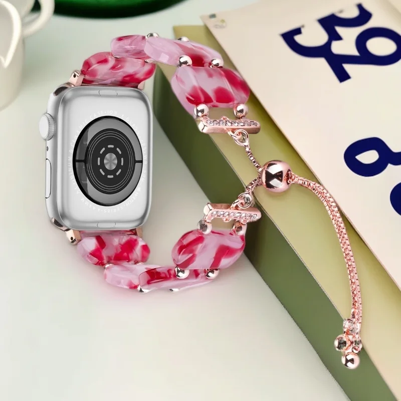 Harzarmband für Apple Watch Band 41mm 40mm 42mm 44mm 45mm 49mm 46mm Elastisches Schlaufenarmband für IWatch Ultra 11 10 9 8 7 SE 6 5