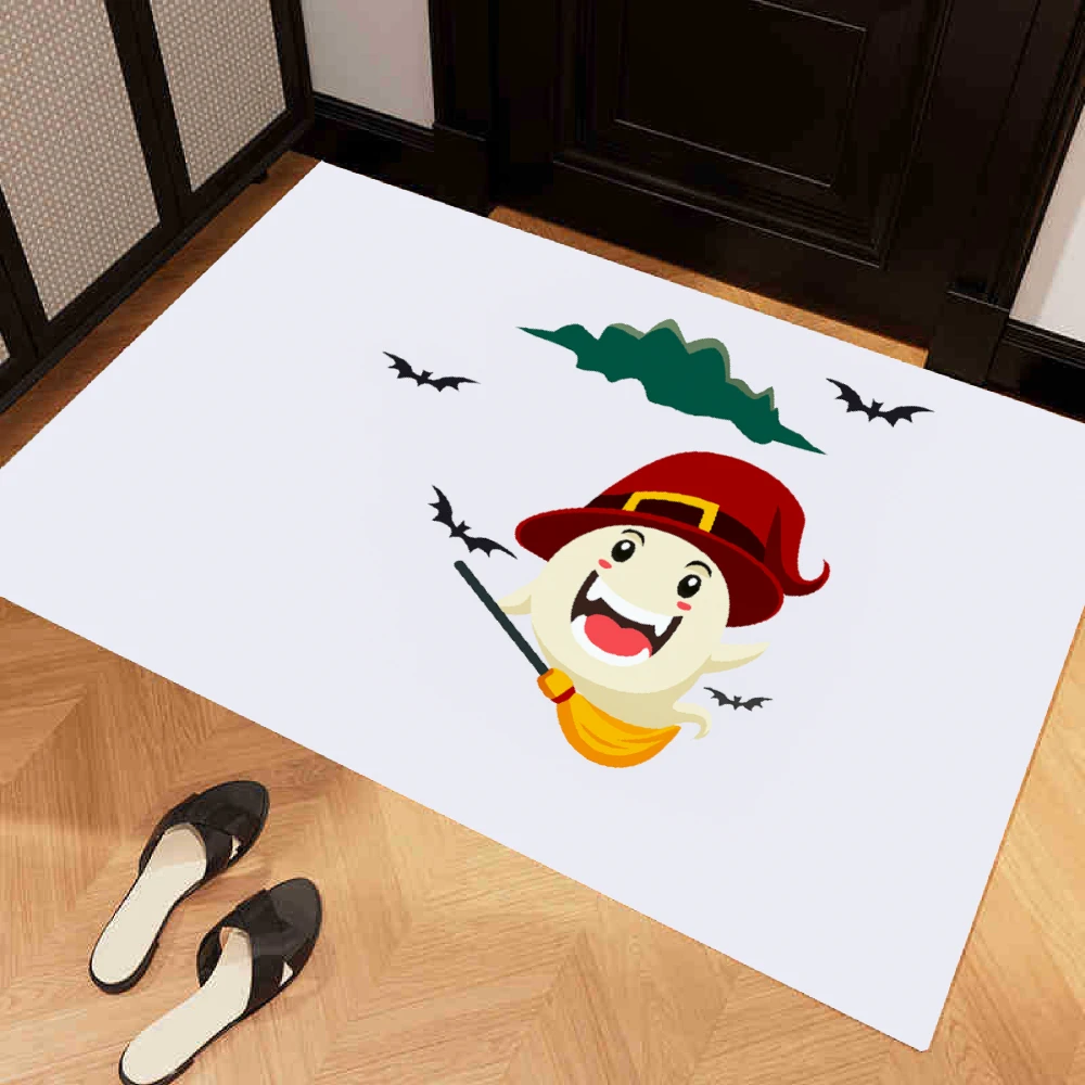 

VIKAMA Water Absorbent Anti - Slip Diatomite Doormat - Halloween Cartoon Fantasy Style, Ideal For Entrance & Home Decor
