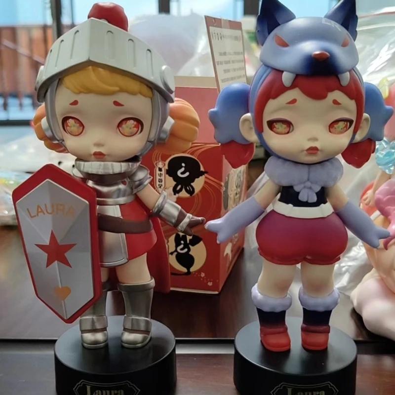 أصيلة Toycity لورا وولف الشاي حفلة الفضاء المقصورة صندوق أعمى الأزياء دمية فتاة مفاجأة عيد ميلاد هدية الكريسماس