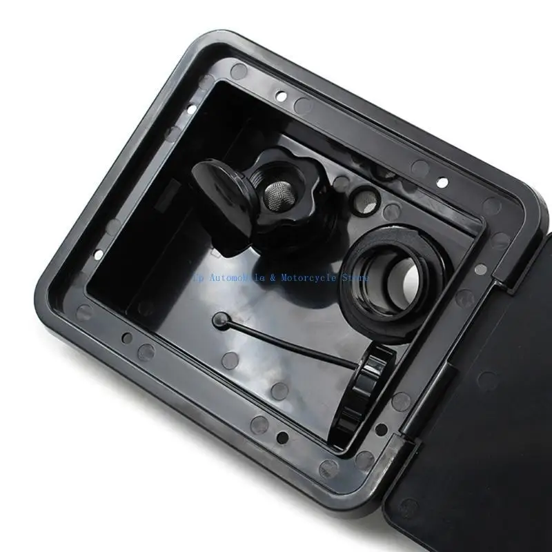 270E قافلة مربعة الجاذبية-مدخل المياه العذبة-ملء عموم لغطاء الفتحة قابل للقفل RV مقطورة ضغط ميناء المياه المتكاملة #2