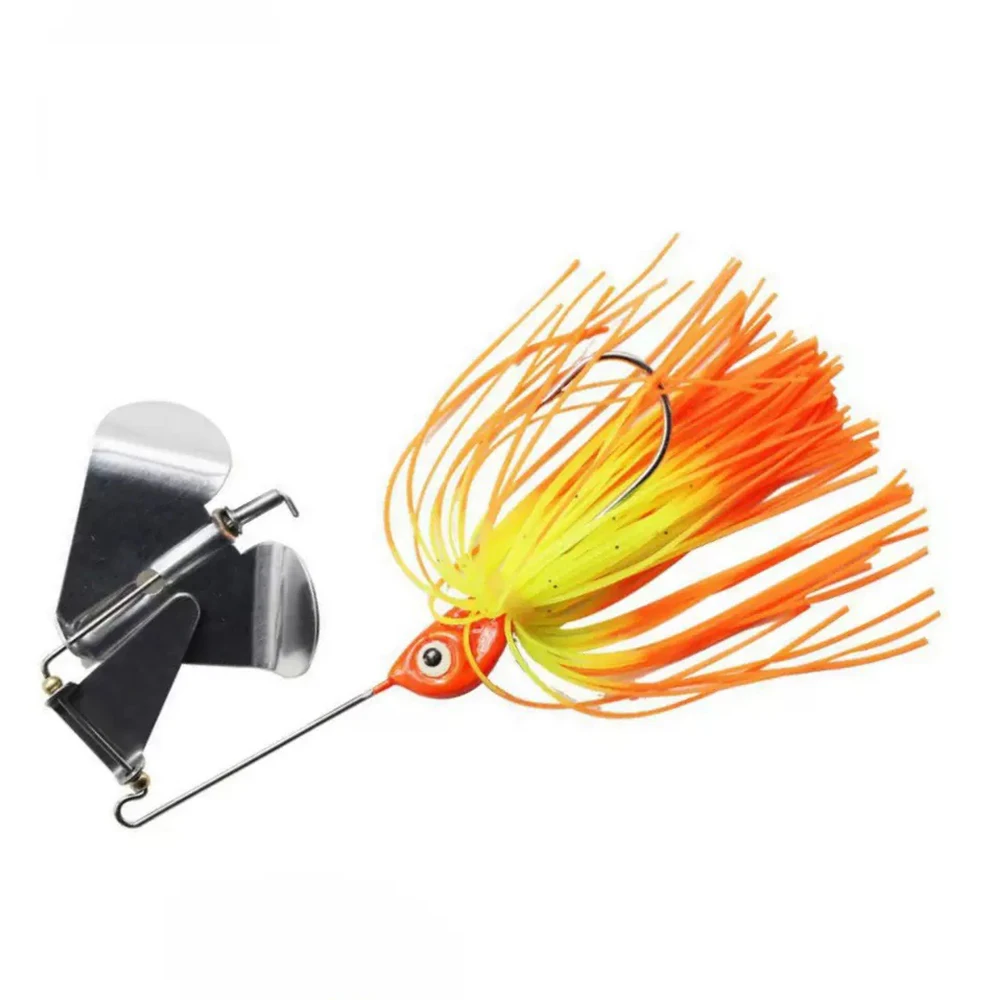 14,7 g/10 cm Angelköder Chatter Bait Spinner Bait mit Klinge Jig Dancer Buzzbait Wobbler Chatterbait für Bass Pike Fish Tackle – Detail 4