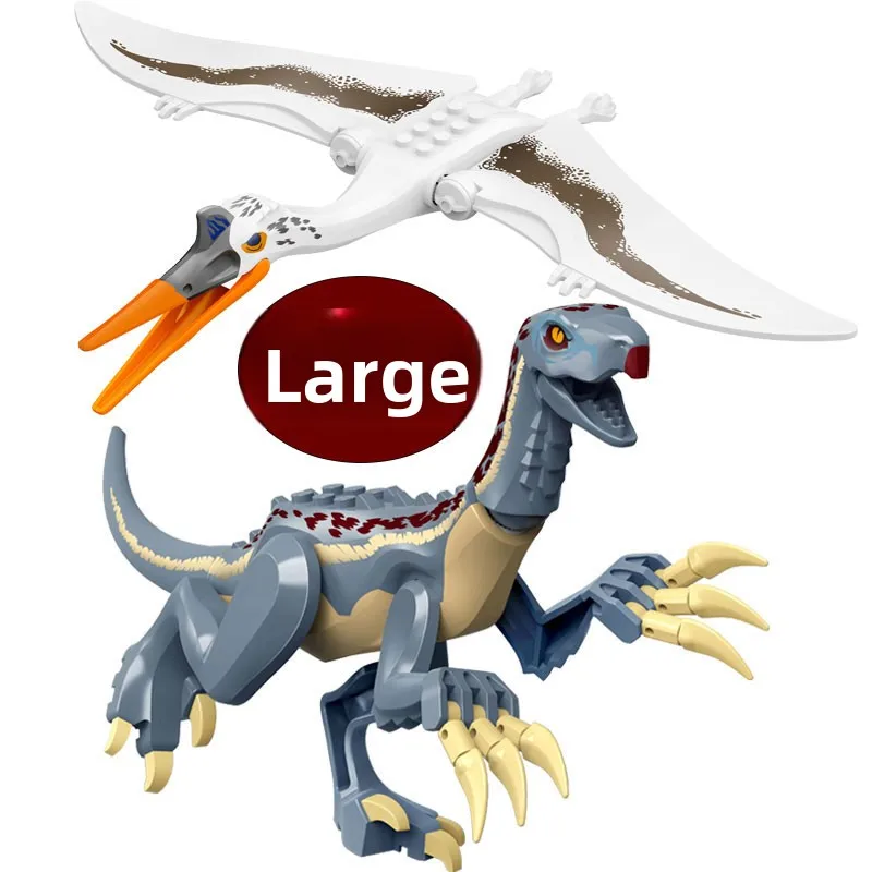 Jurassic Era rannosaurus Rex And Southern Titanosaur Spike Tail Dinosaur Building Blos Toys for Kids Assembly Model Kit