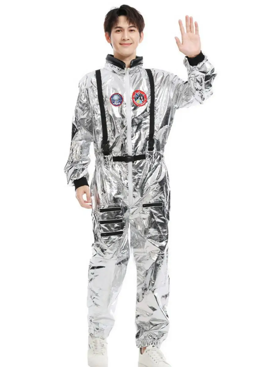 Tuta da astronauta per adulti Tuta Par Conferenza annuale Cosplay loween Performance Costume Rong Earth Materiale in poliestere