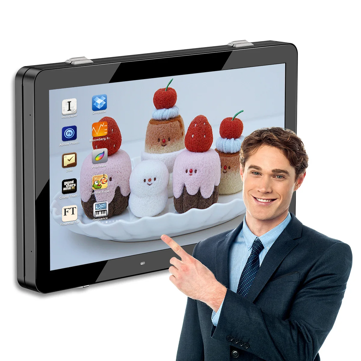 55 65 Inch Outdoor Waterproof Digital Advertising Display IP65 Wall Mounted Commercial LCD Screen Digital Signage For Store