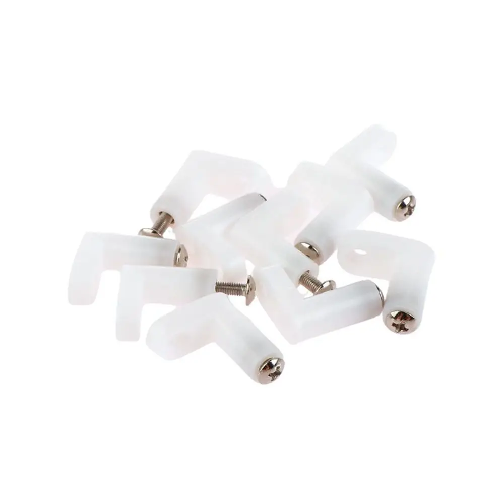 Wear Resistant PCB Mounting Brackets Plastic Anti Vibration Motherboard Standoffs with Screws L Type Bracket