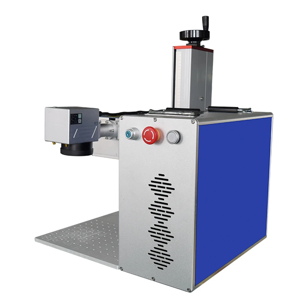 20W/30W/50W Fiber/CO2/UV Laser Marking Machine Metal Laser Engraver CNC Support for DXF/PLT/BMP/AI High-Accuracy Deep Marking