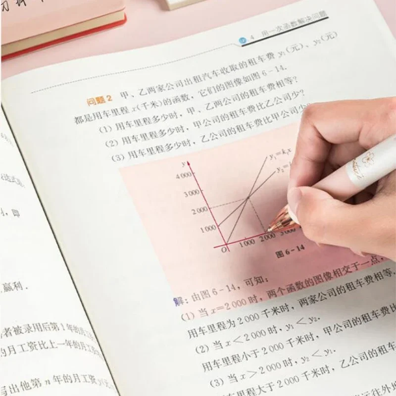 50 Sheets Transparent Waterproof Note Self-adhesive Memo Pad Sticky Note Sticker School Office Stationery Reminder Bookmark