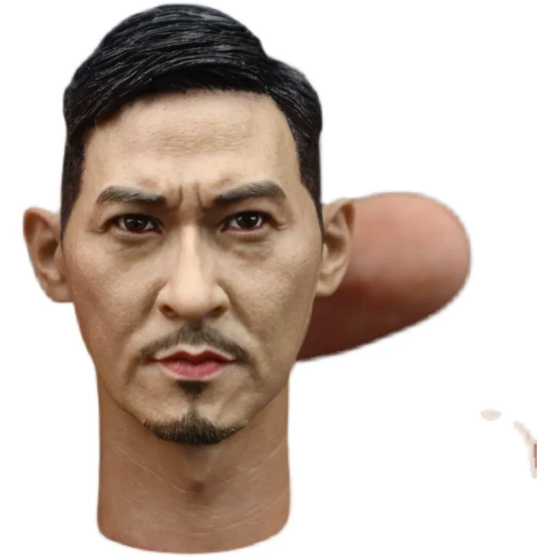 

Nick Cheung panited Male Head Carving Cheung Ka Fei 장가휘 ニック・チョン Soldier ActorDoll Model 1/6 Scale Action Figure Body Toys