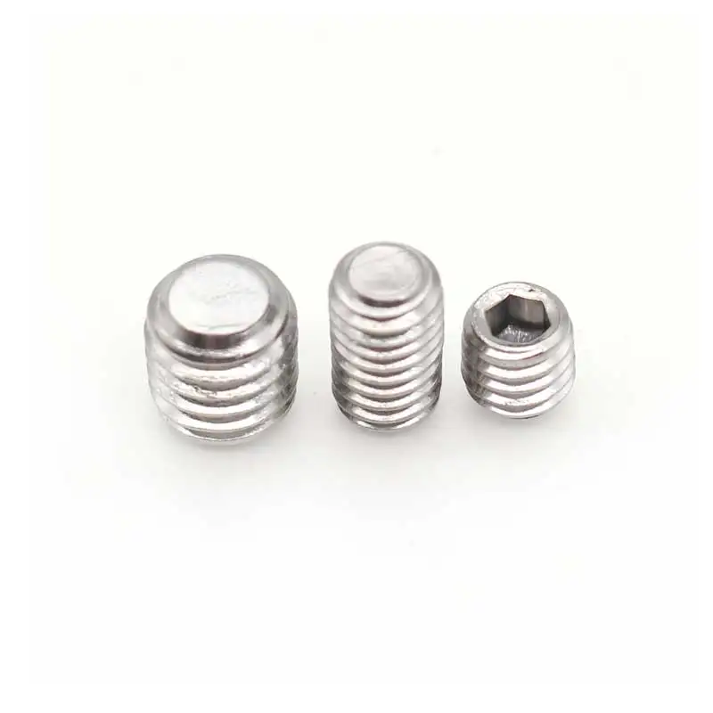 400pcs Hex Socket Set Screws Assortment Kit 304 Stainless Steel Grub Screw Metric M2.5 M3 M4 M5 M6 M8 Grub Hexagon Set Screws
