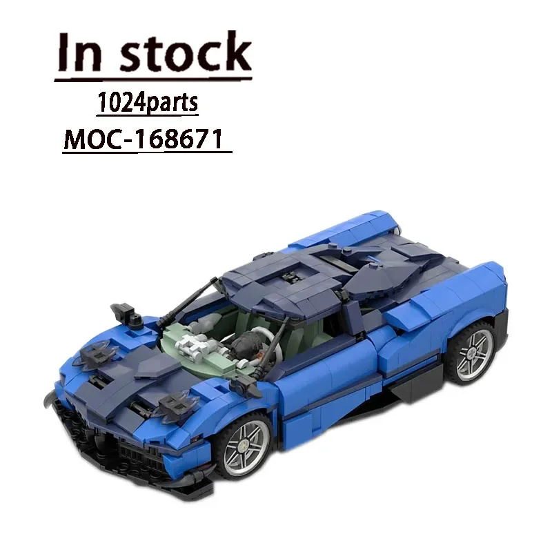 

MOC-168671 Classic Supercar Assembly Stitching Building Block Model1024Building Block Parts MOC Creative Building Block Kids Toy