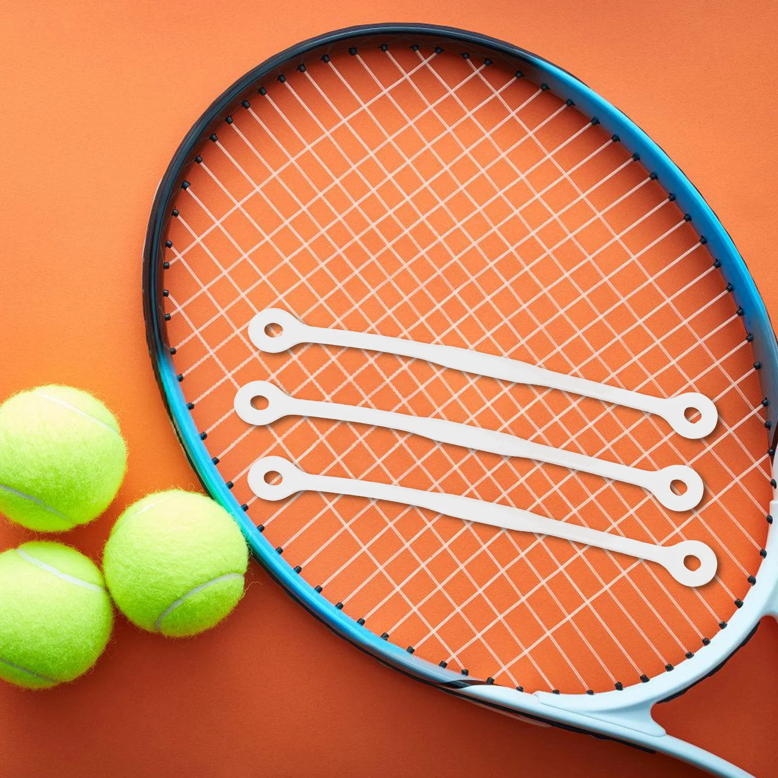 

5 шт., демпфер для теннисных ракеток, амортизатор, силиконовая вибрационная полоса, портативный, легкий, для улучшения и рук