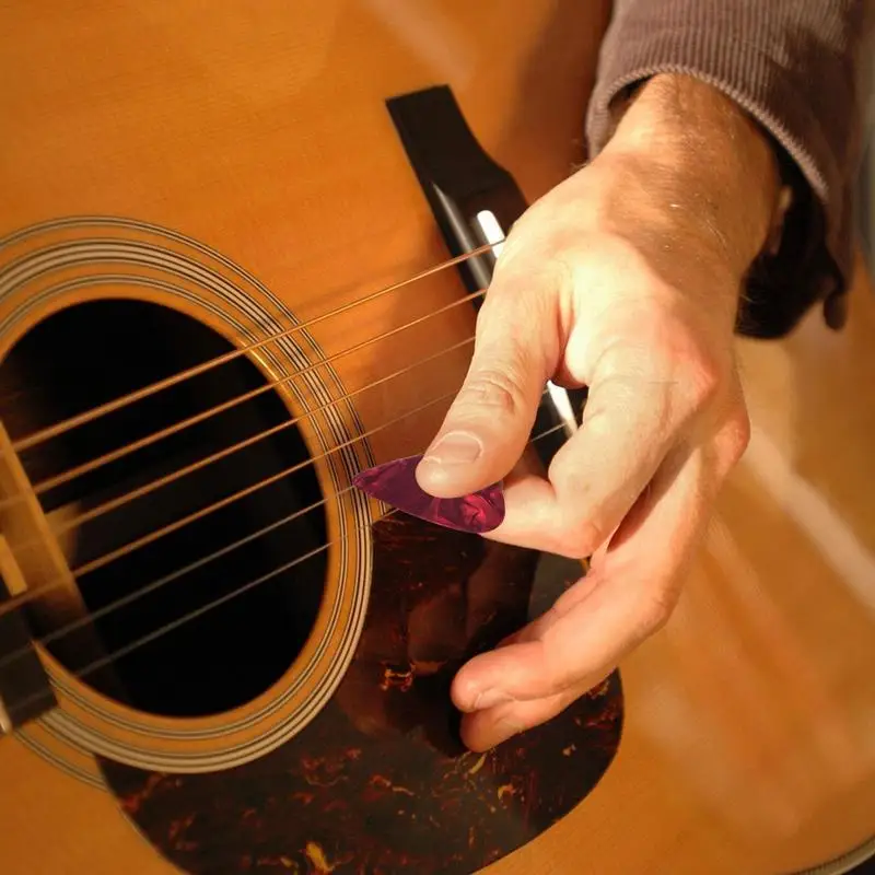 Guitar Pick Case Wooden Collector Guitar Pick Container Display Box Smooth And Creative Guitar Pick Display Box For Acoustic