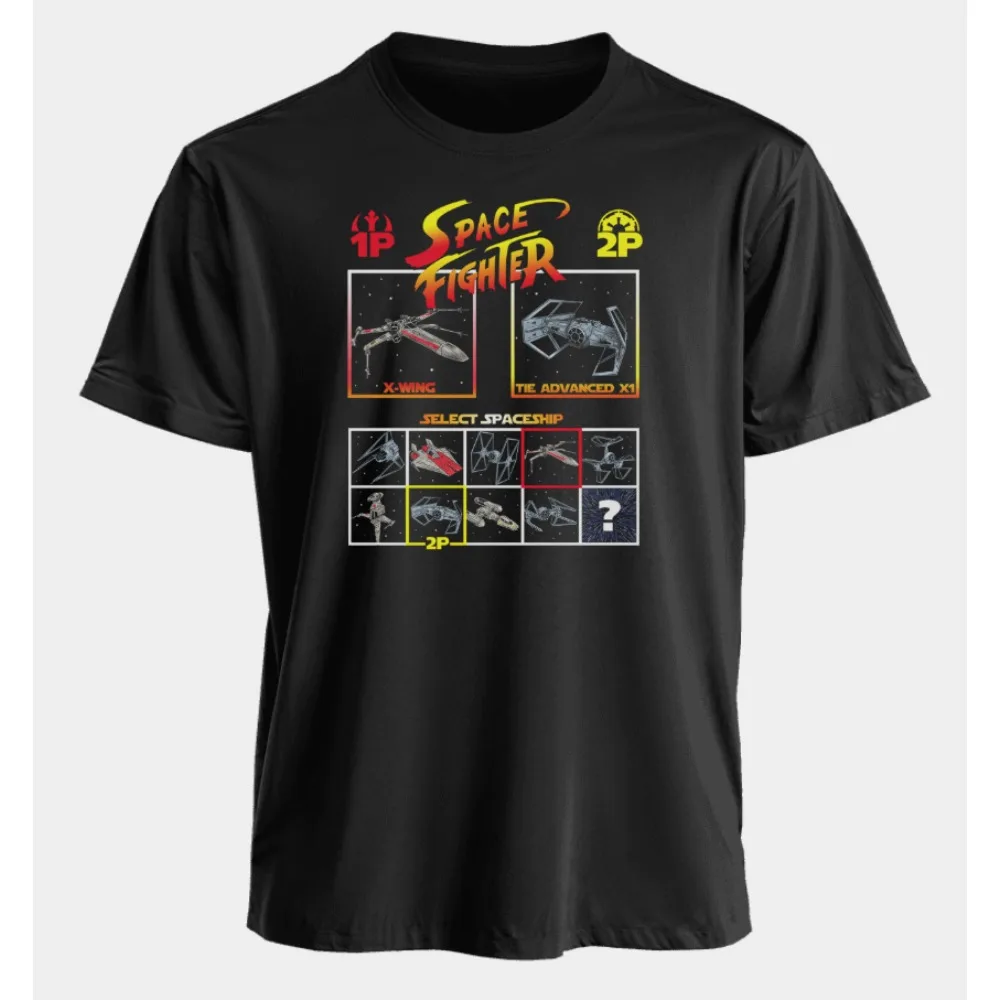 

Мужская и женская футболка с круглым вырезом и периферийным принтом «Звездные войны», американские летние виды спорта, свободные и удобные с короткими рукавами