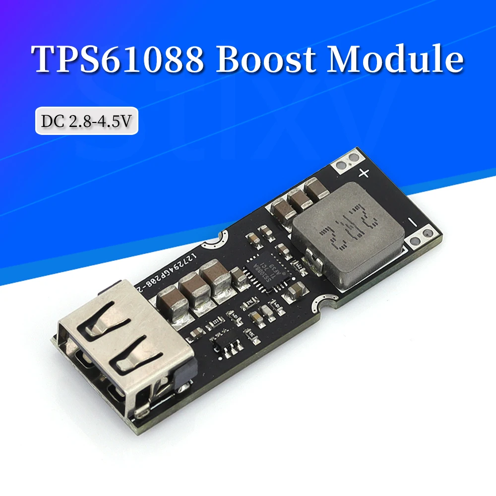 TPS61088 Boost Fast Charging Power Module 3.2V3.7V4.2V to 5V9V12V Mobile QC Fast Charging