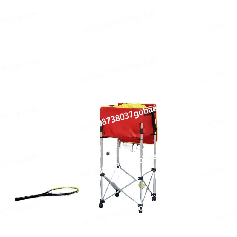 Tennis Cart Pickup Ball Frame Collection Basket Multi-Ball Loading Cart Softball Baseball Loading Basket  not include the ball