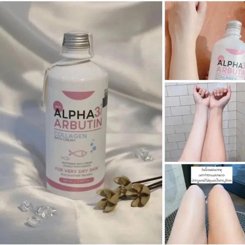 SỮA TẮM DƯỠNG TRẮNG DA Alpha Arbutin 3+ Plus Collagen, Trắng Hồi Và Săn Chắc Hơn. Ngăn Chặn Phục Đen Sạm Và Không Đều Màu