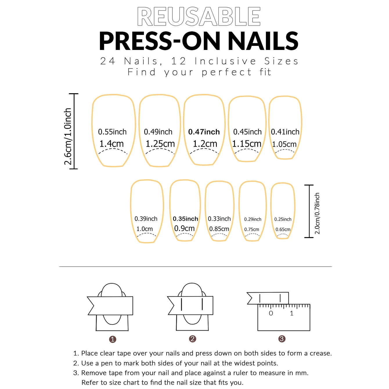 24 قطعة من الأظافر الذهبية اللامعة المضغوطة المربعة المزيفة باللون الأبيض بتصميم فرنسي مدبب مع الحب، هدية عيد الحب الشتوية #3