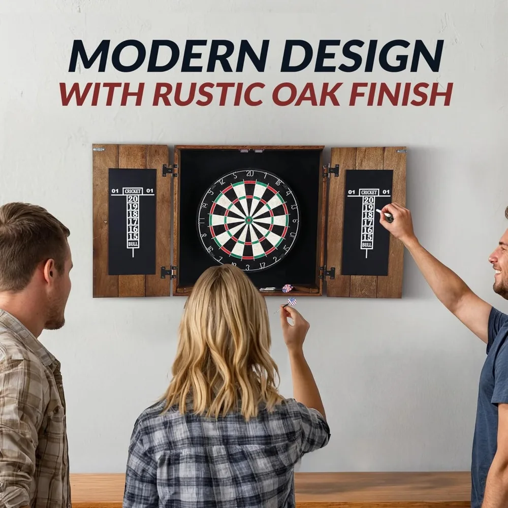 Juego de gabinete para diana de madera maciza de Hathaway Drifter