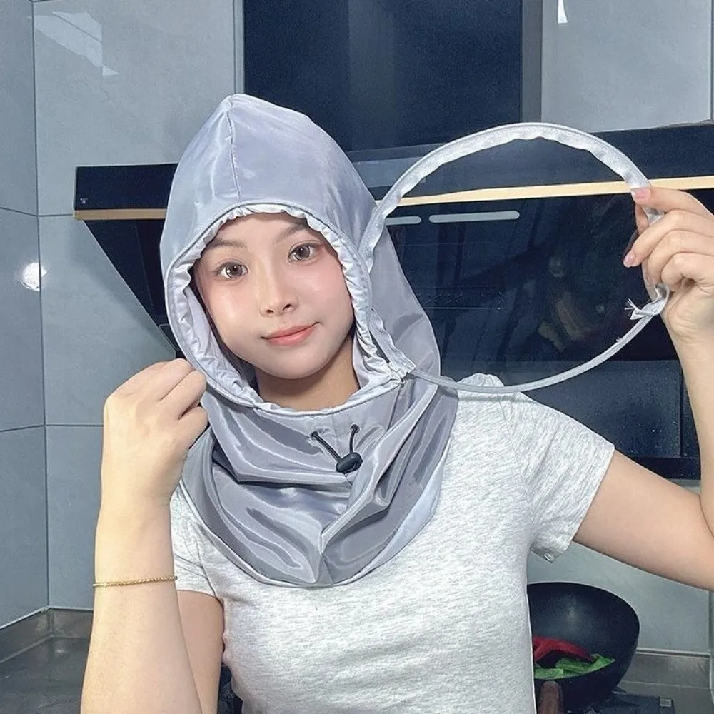 Splash Resistant Protective Mask Dust Proof Anti Oil Splash Head Mounted Mask Saliva-Proof Polyester Kitchen Hat
