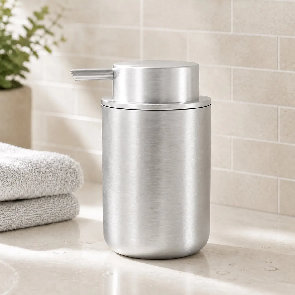304 Stainless Steel Emulsion Machine Household Stainless Steel Soap Pump Easy-to-press Liquid Shower Gel Is Bottled Separately