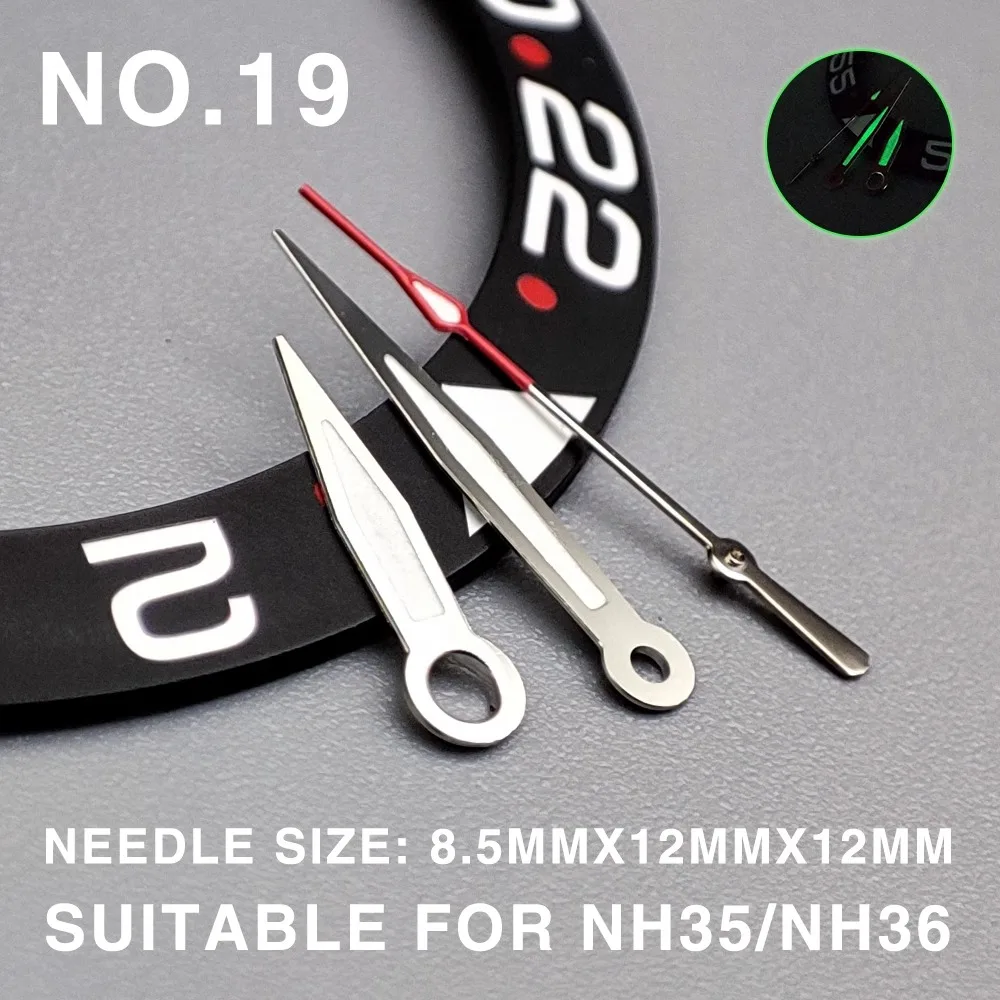 Watch Accessories NH35 Hands Luminous SKX007 Hands fit NH36/4R movements
