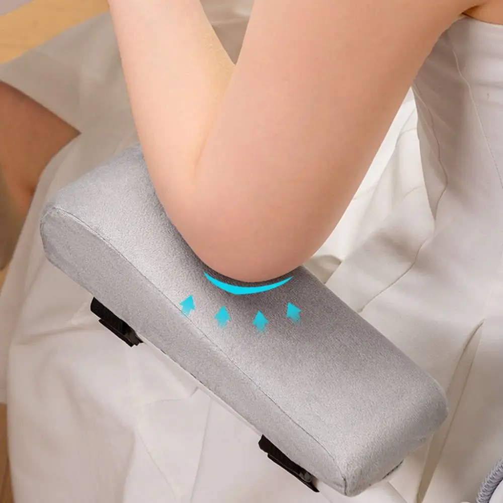 

1Pair Soft Chair Armrest Pad with Adjustable Straps Comfortable Chair Elbow Pillows Pad Non-Slip Chair Armrest Cushion Home