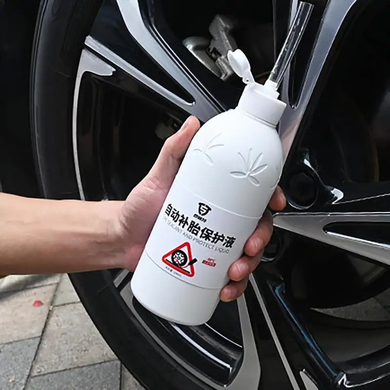 Bicycle Tire Sealant Anti-Freezing Multipurpose Tire Sealant 500ml Gentle Motorcycles Tire Repair Sealant Portable Tire Sealant