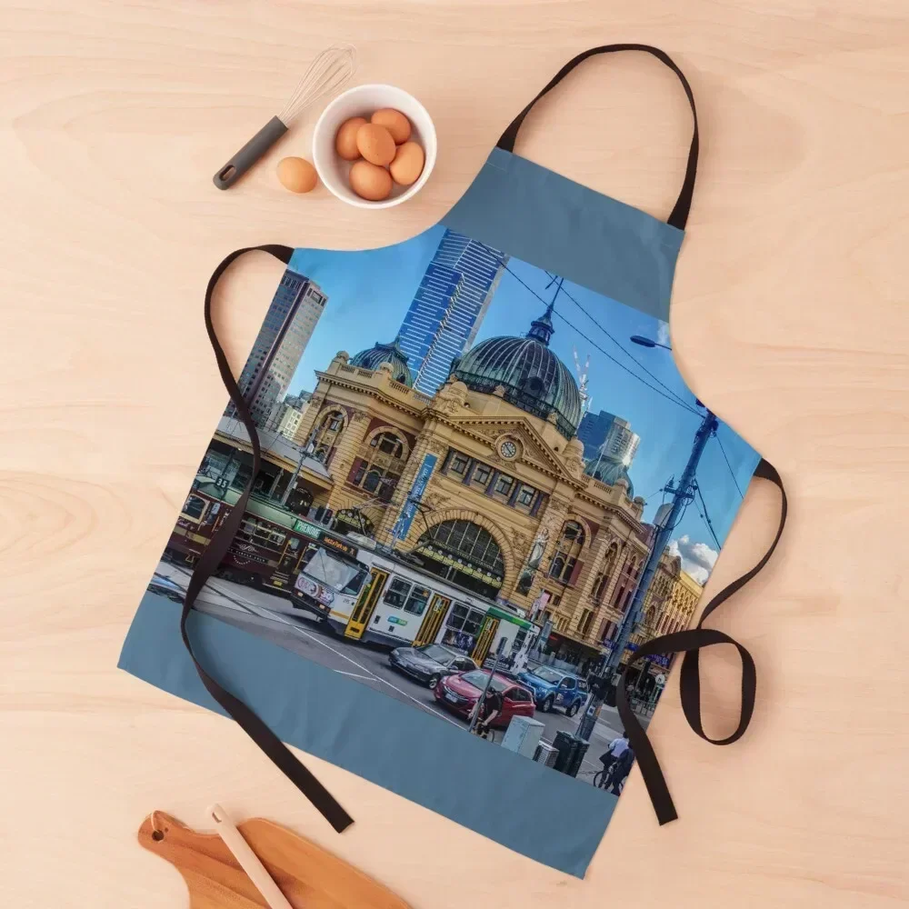

Flinders St station at peak hour. Apron Women's Chef jacket men Things For The Home For Hairdresser Apron